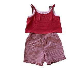 Tommy Hilfiger 2 piece shorts and tank top set. Sizes 4T and 5.